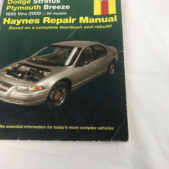 Haynes Repair‎ Manual 25015 Chrysler Cirrus Dodge Stratus Breeze 1995 thru 2000 - Picture 3 of 6